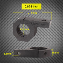 Cargar imagen en el visor de la galería, 0.875inch Bar Clamps  Mounting Bracket Applicable to Diameter 7/8 inch Bar for UTV Bike Motorcycle Mounting (2Pack) (0.875&quot;)