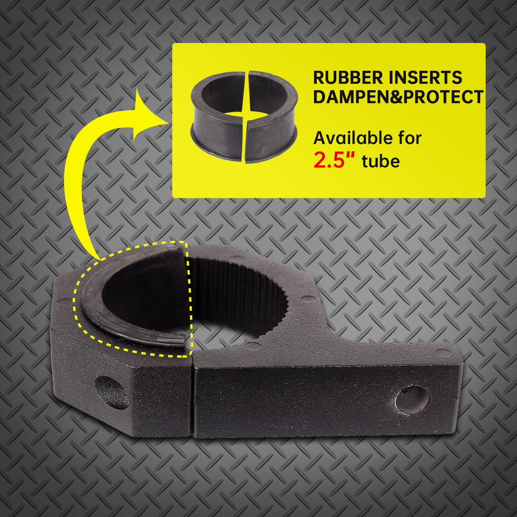 2.5inch Bar Clamps Mounting Bracket for Bar Diameter 2-1/2 inch Tube Mounting(2Pack) (2.5")