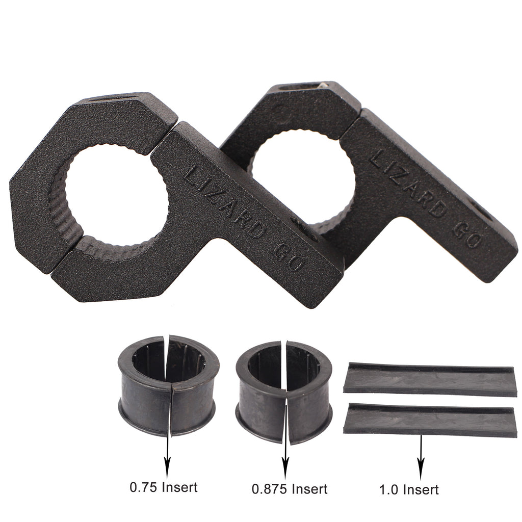 0.75 inch 0.875 inch 1.0 inch Tubing Clamps-2Pakc Tubing 3/4" 7/8" 1"  Mounting Bracket Available Diameter Bar (0.75~1.0" Clamp)