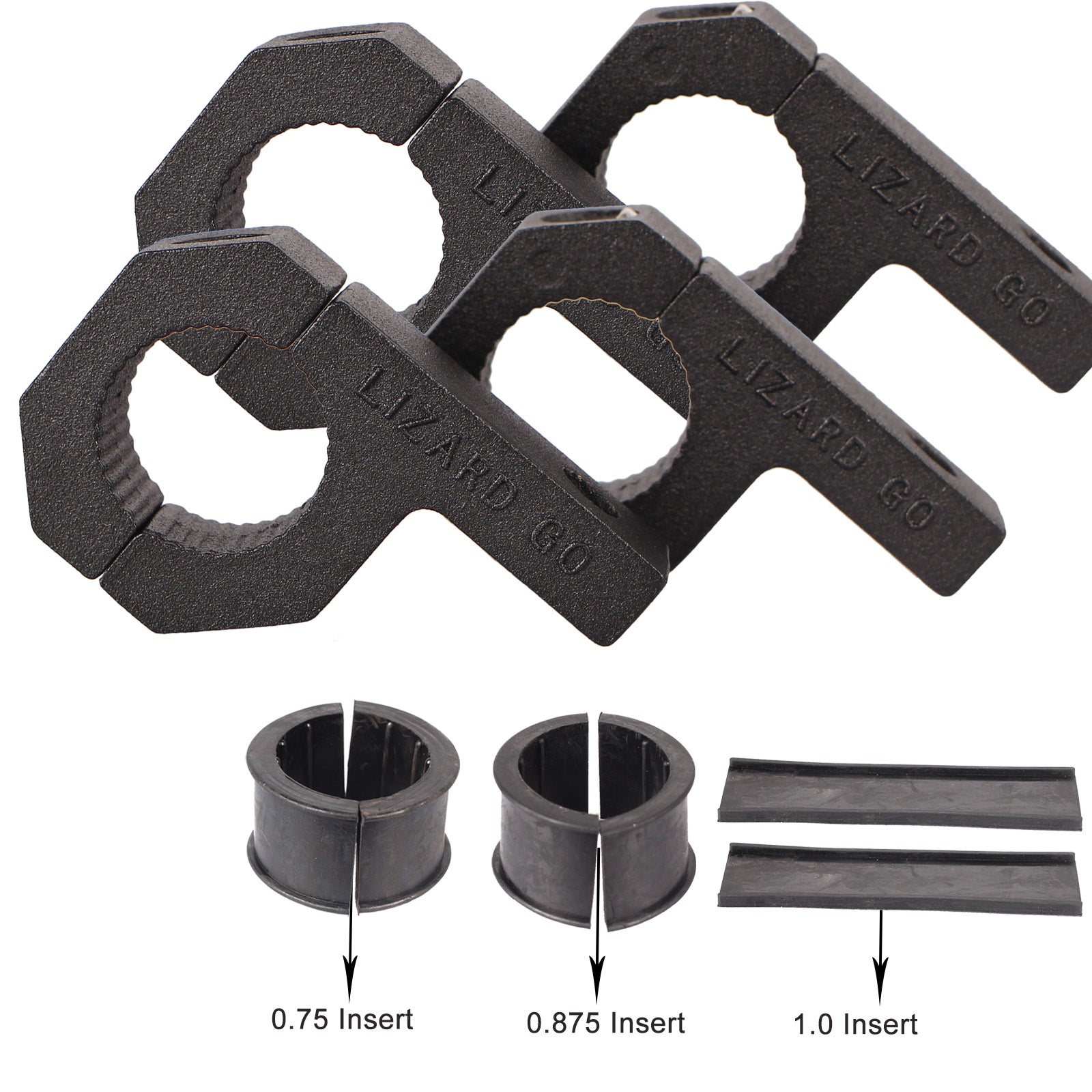 0.75 inch 0.875 inch 1.0 inch Bar Clamps - 4Pac Horizontal Roll