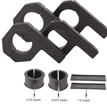 Cargar imagen en el visor de la galería, 0.75 inch 0.875 inch 1.0 inch Bar Clamps - 4Pac Horizontal Roll Cage Clamp Roll Bar Clamp for Bar Diameter 3/4&quot; to 1.0&quot; Mounting Bracket