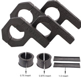 0.75 inch 0.875 inch 1.0 inch Bar Clamps - 4Pac Horizontal Roll Cage Clamp Roll Bar Clamp for Bar Diameter 3/4