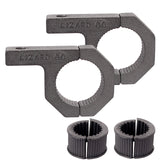 1.25 inch Bar Clamps Light Mounting Bracket for Round Bar Diameter 1-1/2 inch (2Pack) (1.25