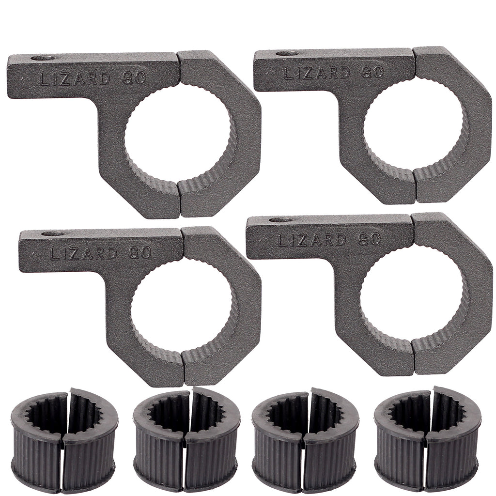 1.25 inch Tube Clamp 1.25" Mounting Bracket for Bar Diameter 1-1/4" (4Pack)