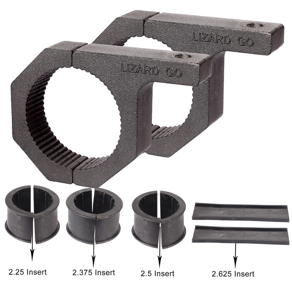 2.25 inch 2.375 inch 2.5 inch 2.625 inch Roll Bar Clamps-2Pack,Tubing 2.25" to 2.625" Mounting Bracket Available Diameter Bar